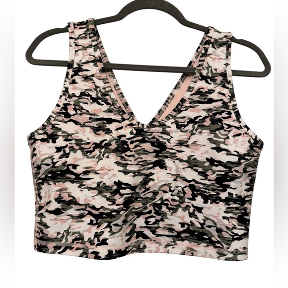 DKNY Sport Crop Tank with Sports Bra - Picture 1 of 7